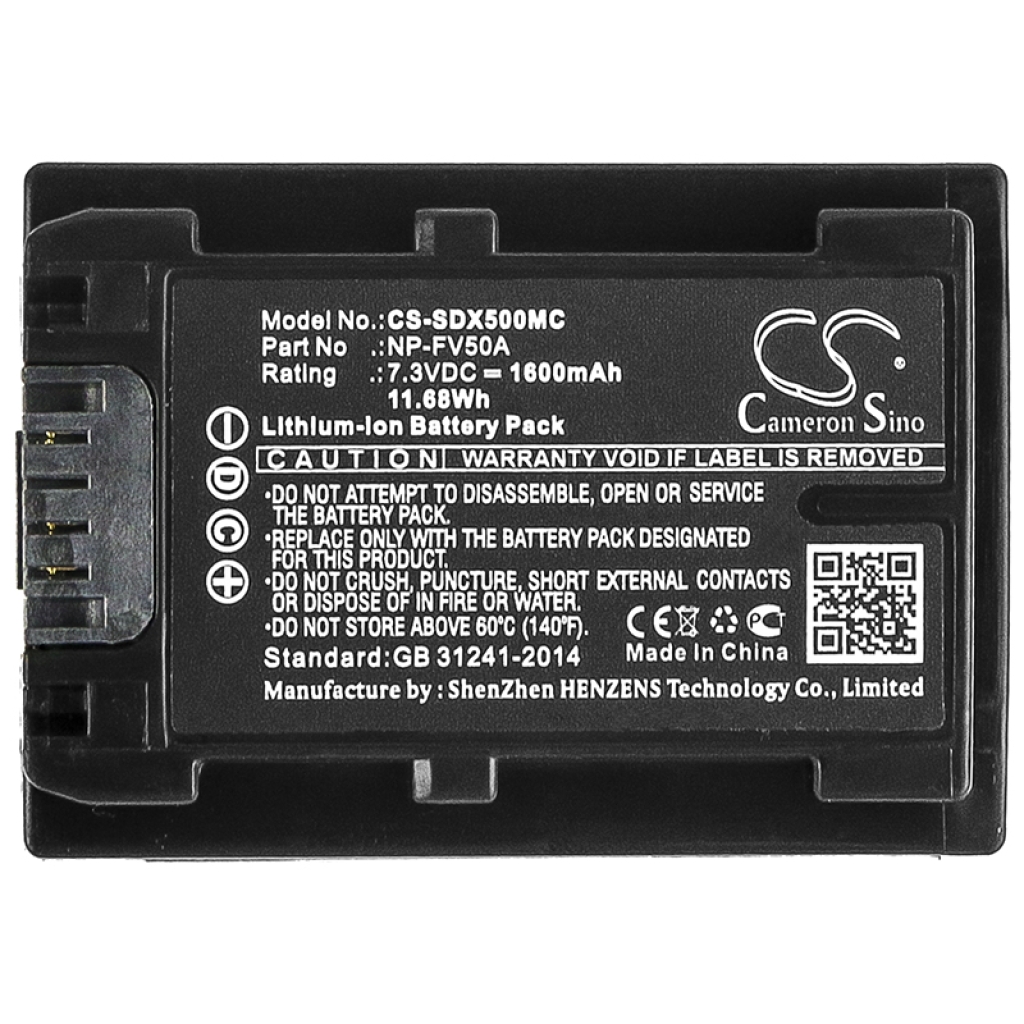 Camera Battery Sony HDR-PJ620