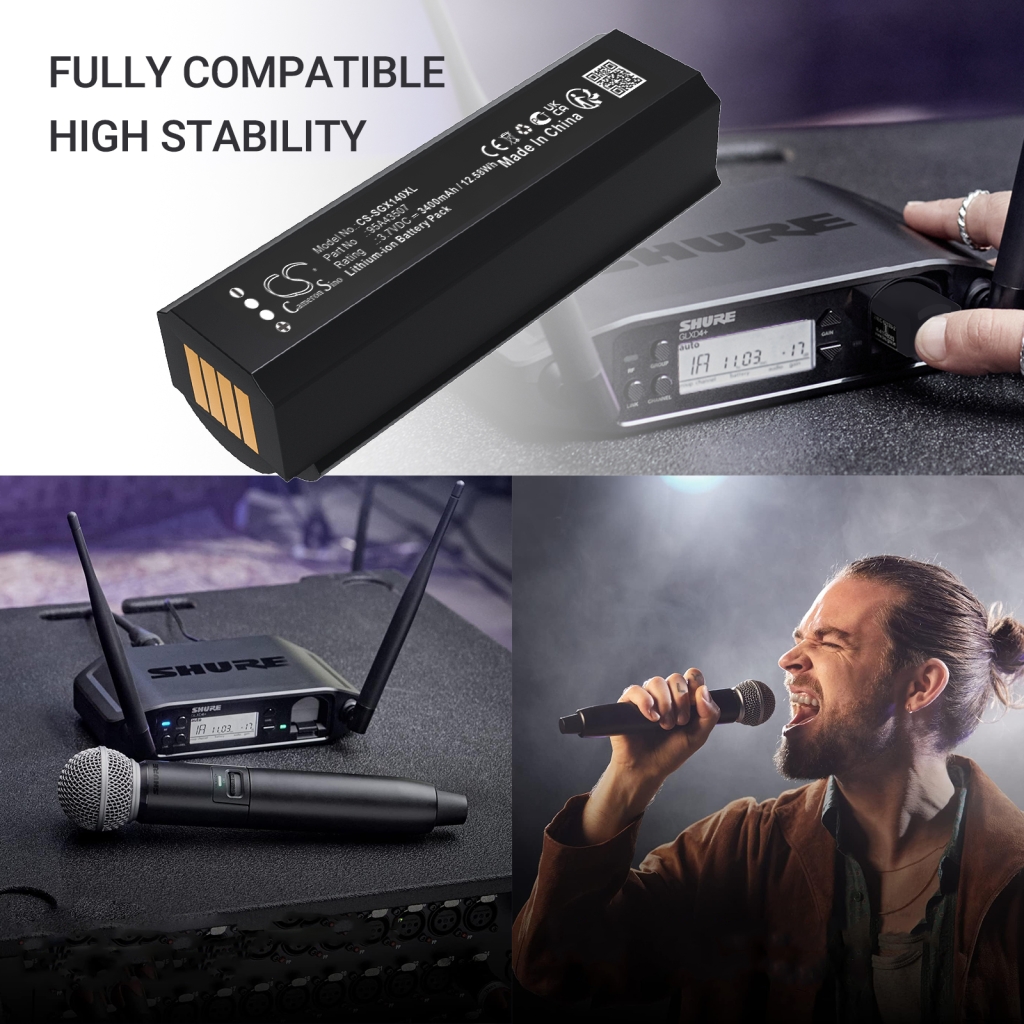 Mikrofon-Akku Shure CS-SGX140XL