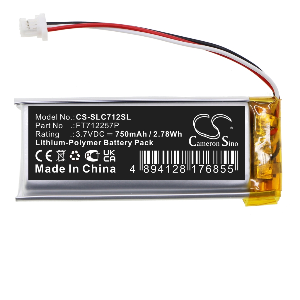 Compatible battery replacement for Steelseries FT712257P