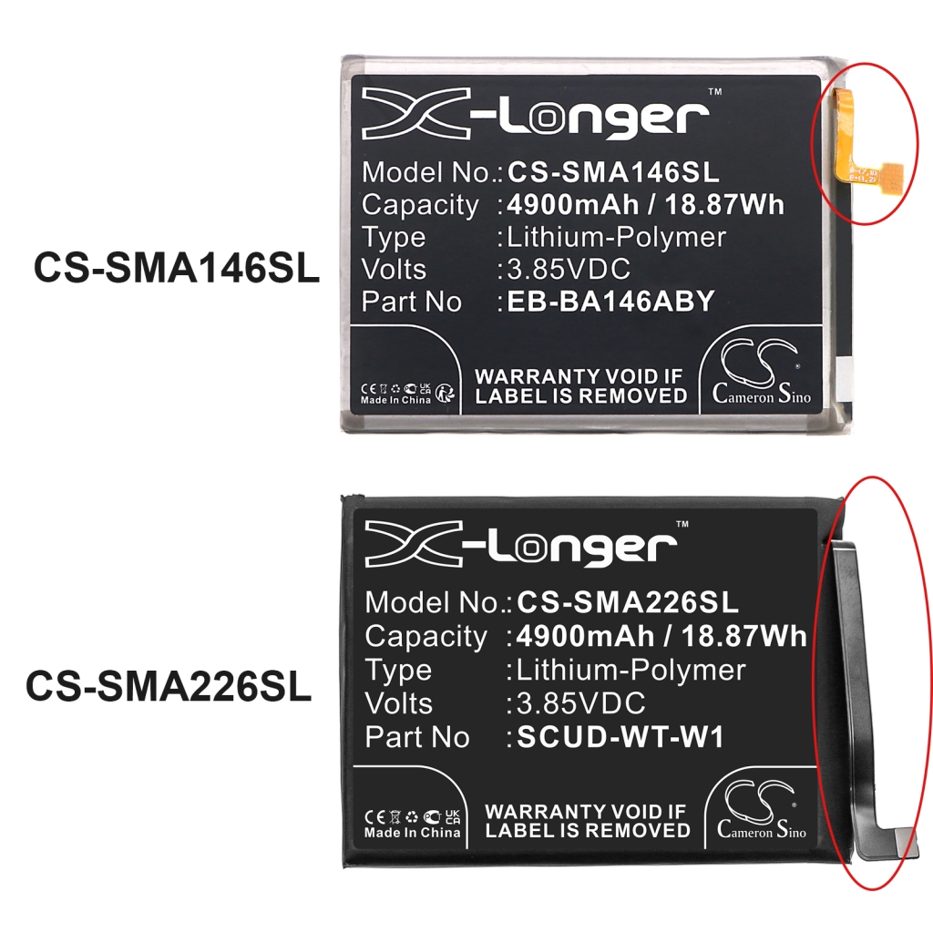 Mobile Phone Battery Samsung CS-SMA226SL