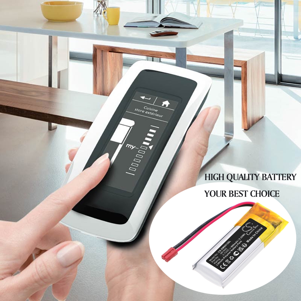 Compatible battery replacement for Somfy 981642