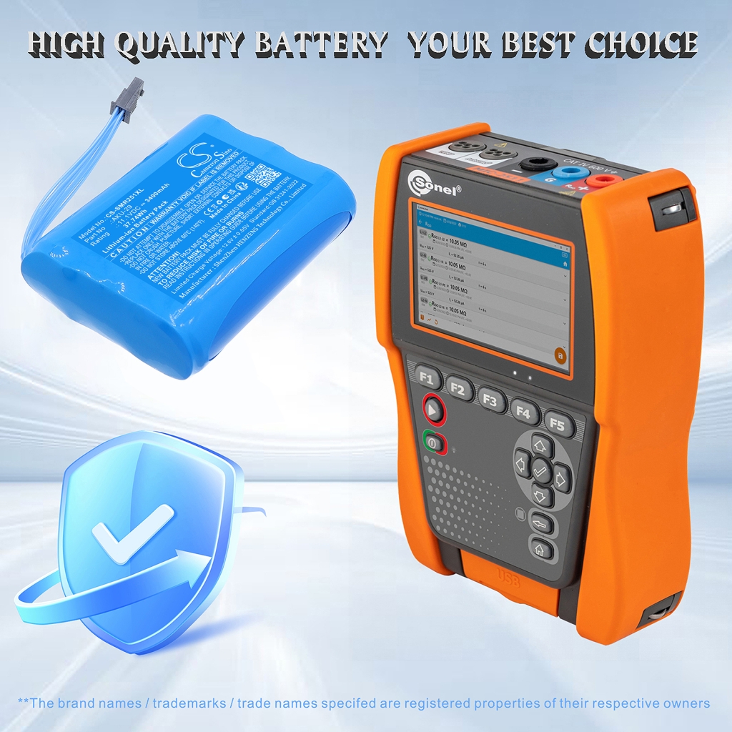 Battery compatible with Sonel
