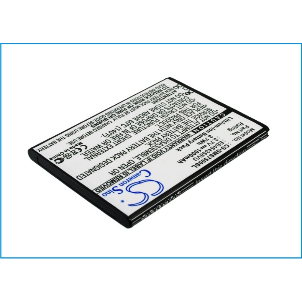 Akkus  kompatibel mit Samsung Galaxy Ace Plus Ace Q Appeal CS-SMS7500SL