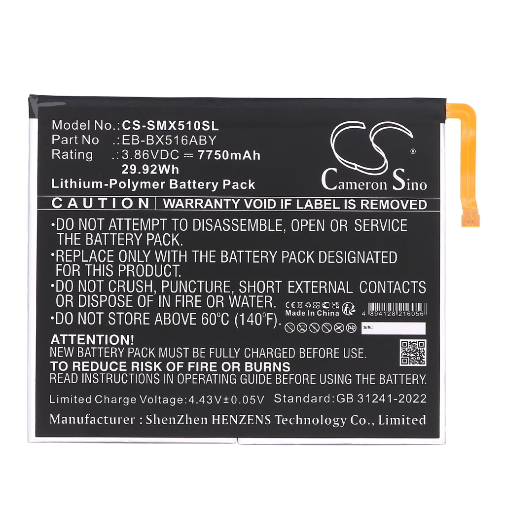 Tablet-PC Akkus Samsung CS-SMX510SL