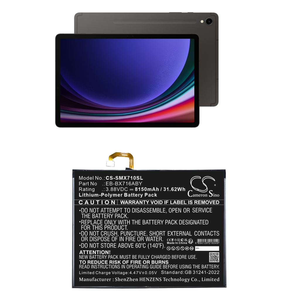 Tablet-PC Akkus Samsung CS-SMX710SL