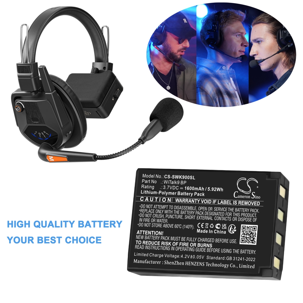 Wireless Headset Akkus Saramonic CS-SWK900SL