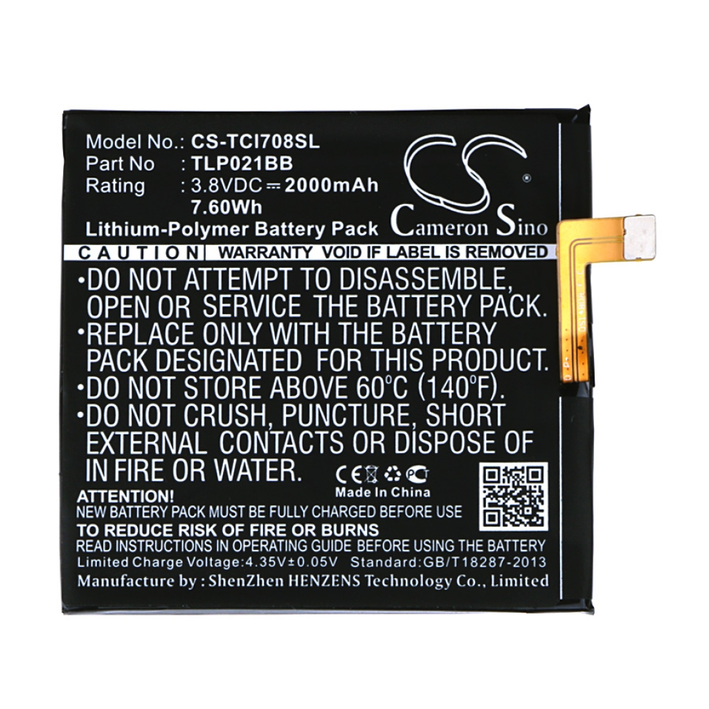 Akku kompatibel mit TCL CS-TCI708SL