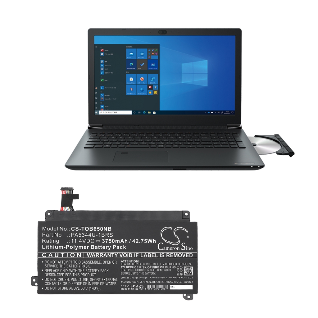 Notebook battery Toshiba CS-TOB650NB