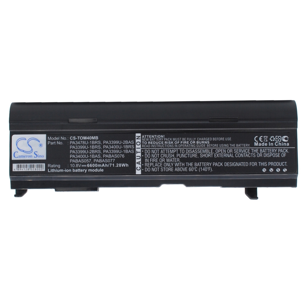 Notebook battery Toshiba Satellite M50-S418TD