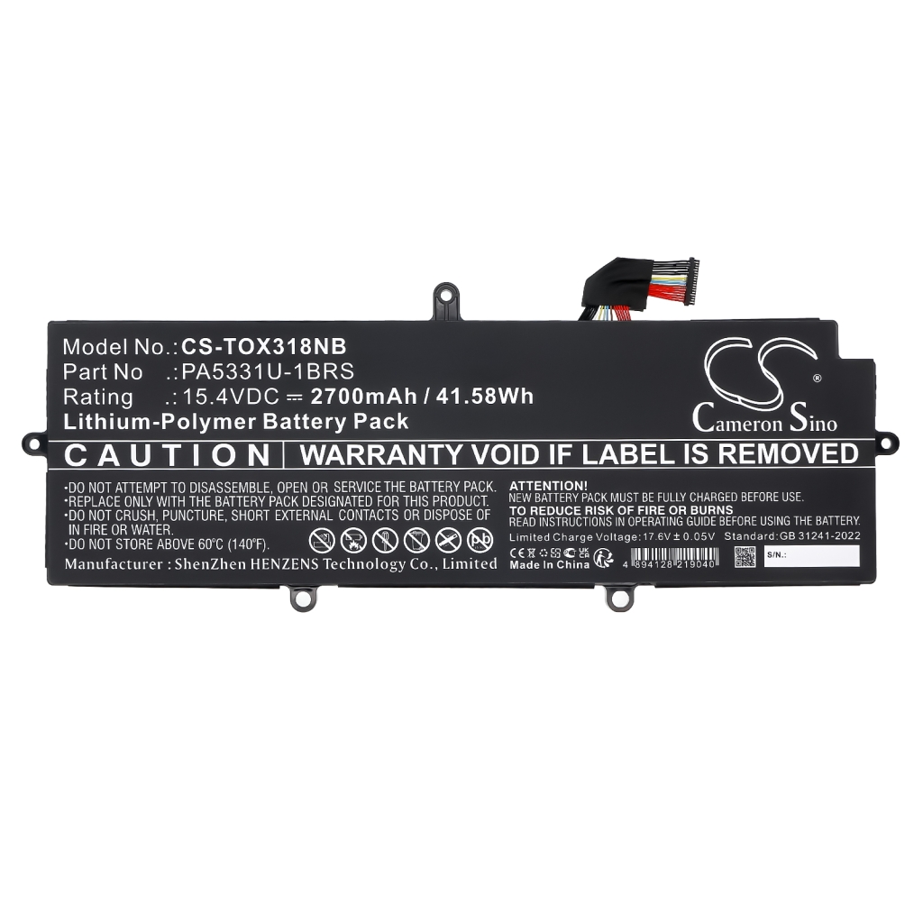 Notebook battery Toshiba CS-TOX318NB