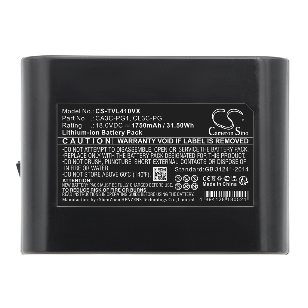 Vacuum Battery Toshiba CS-TVL410VX