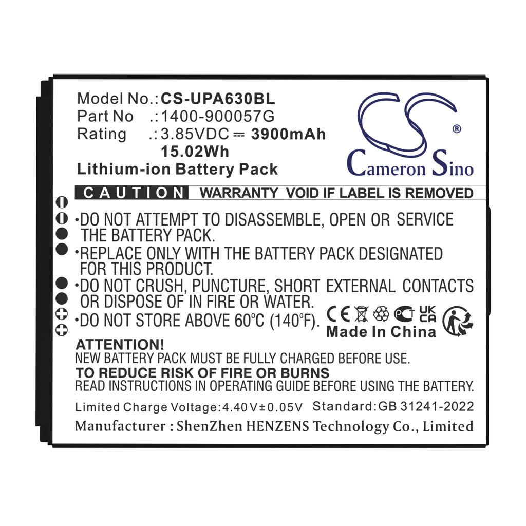 BarCode, Scanner Battery Unitech CS-UPA630BL