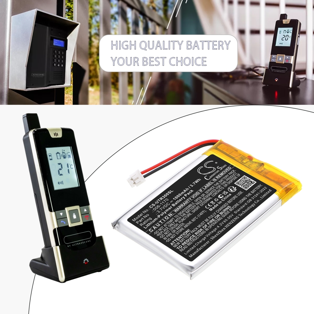 Wireless Headset Akkus Ultracom CS-UTR300SL