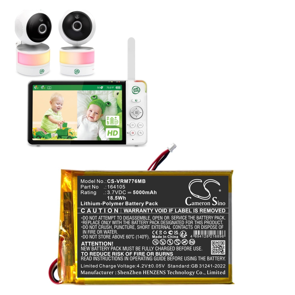 BabyPhone Battery Vtech CS-VRM776MB