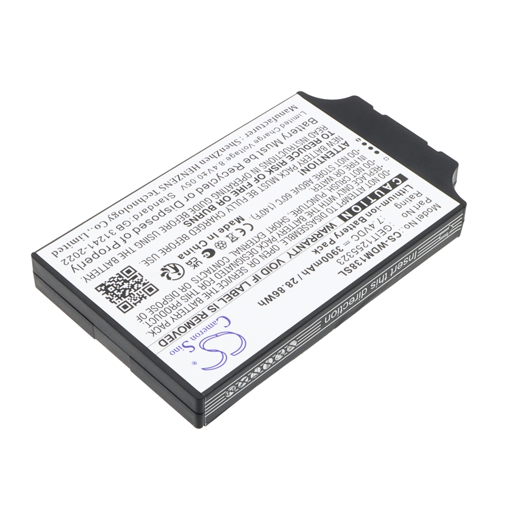 Battery compatible with Ge Waygate CS-WDM138SL