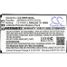 Compatible battery replacement for Wm systems BP85A (1ICP7/31/52)
