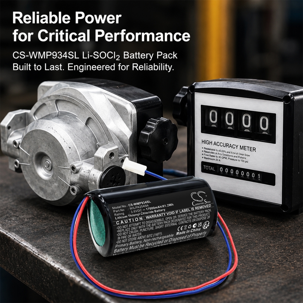 Akku kompatibel mit Water meter CS-WMP934SL