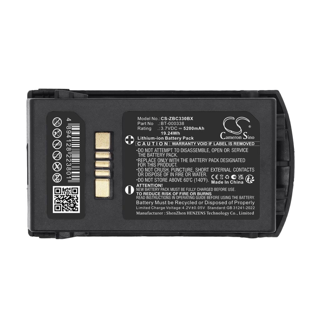 Battery compatible with Zebra CS-ZBC330BX