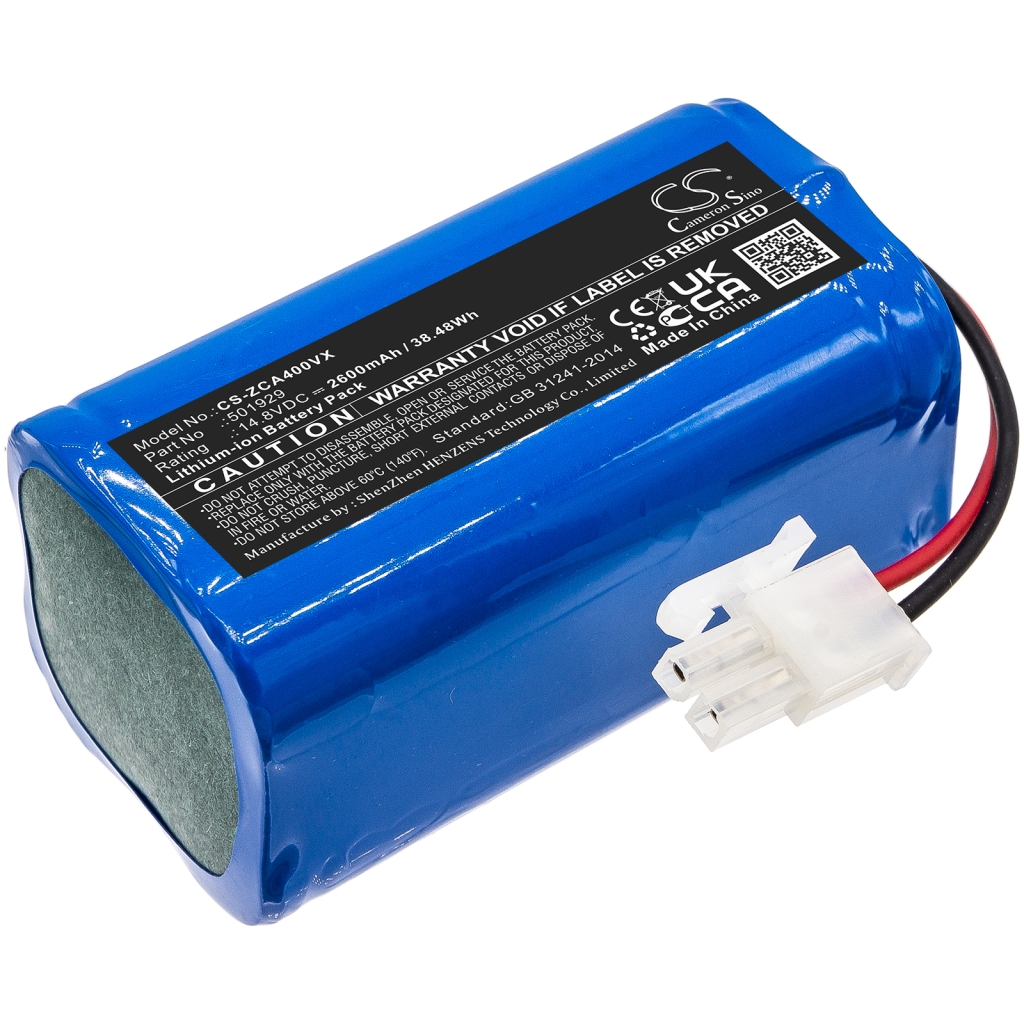 Vacuum Battery Zaco CS-ZCA400VX