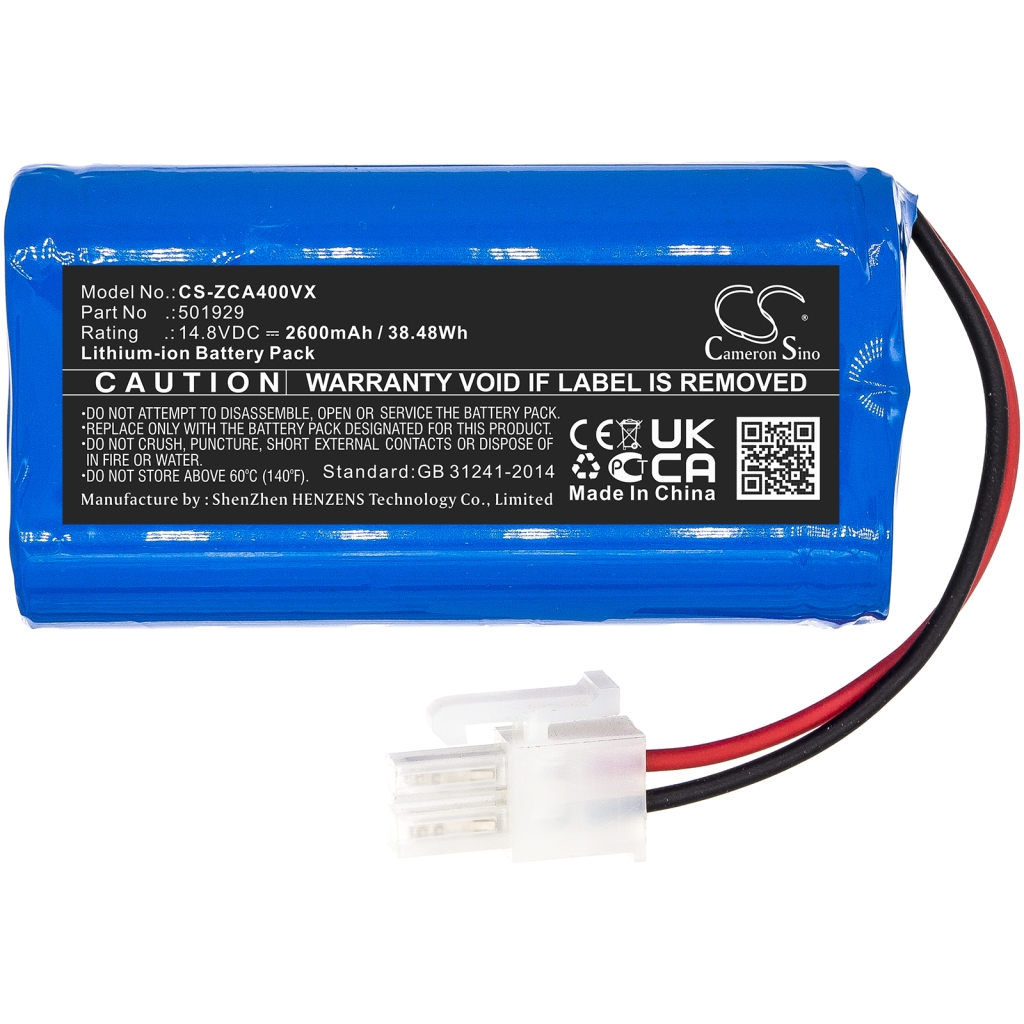 Vacuum Battery Zaco CS-ZCA400VX