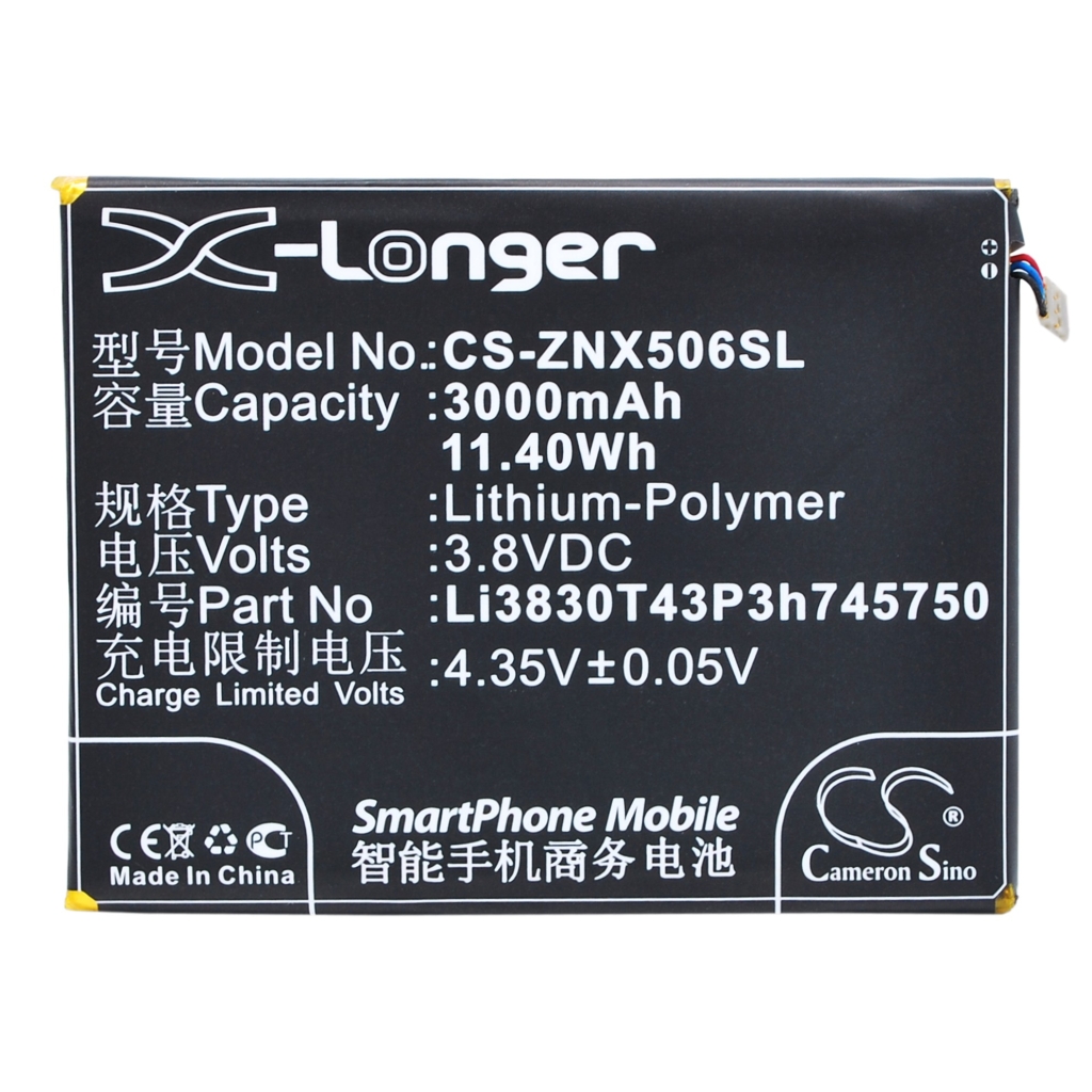 Akku kompatibel mit ZTE CS-ZNX506SL