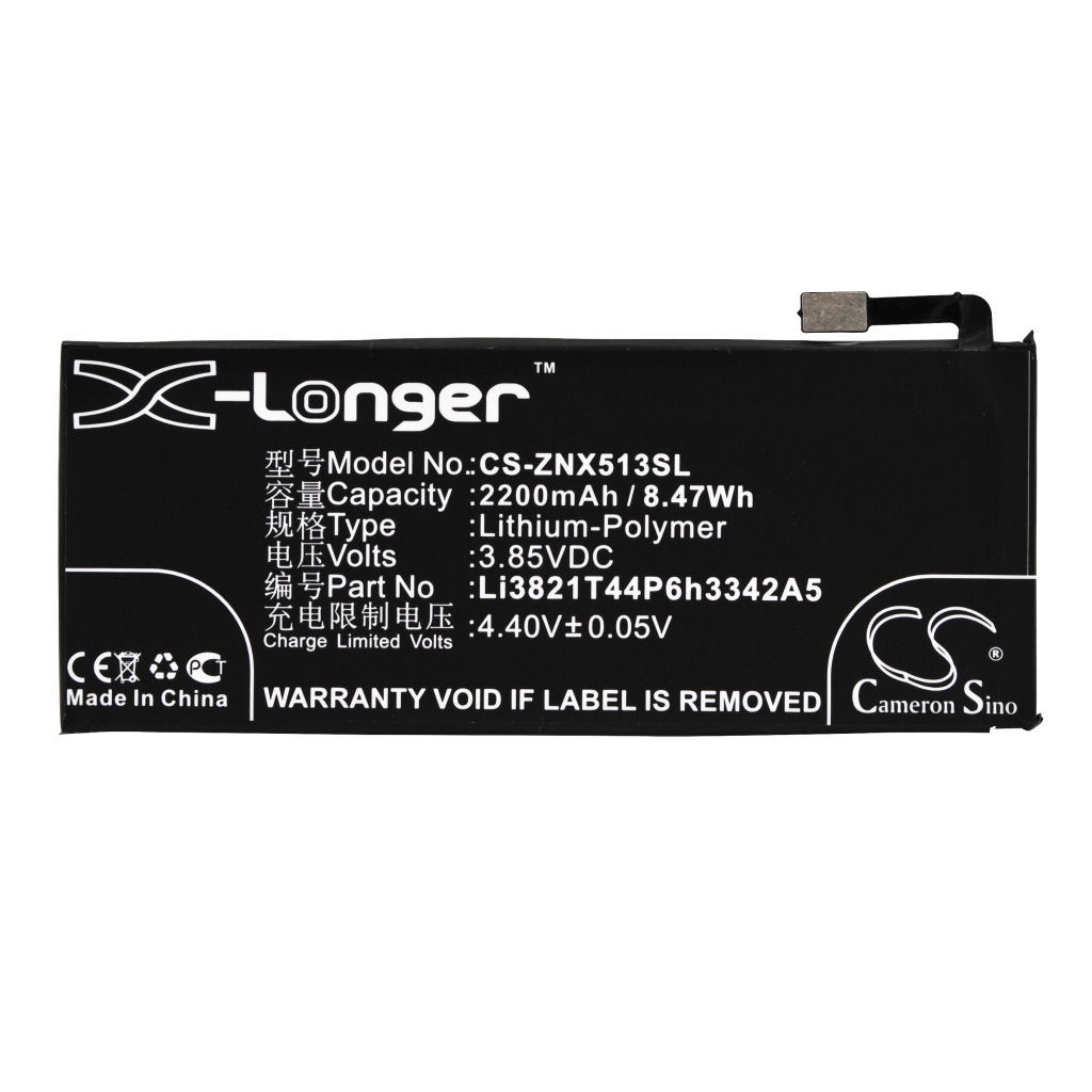 Battery compatible with ZTE CS-ZNX513SL