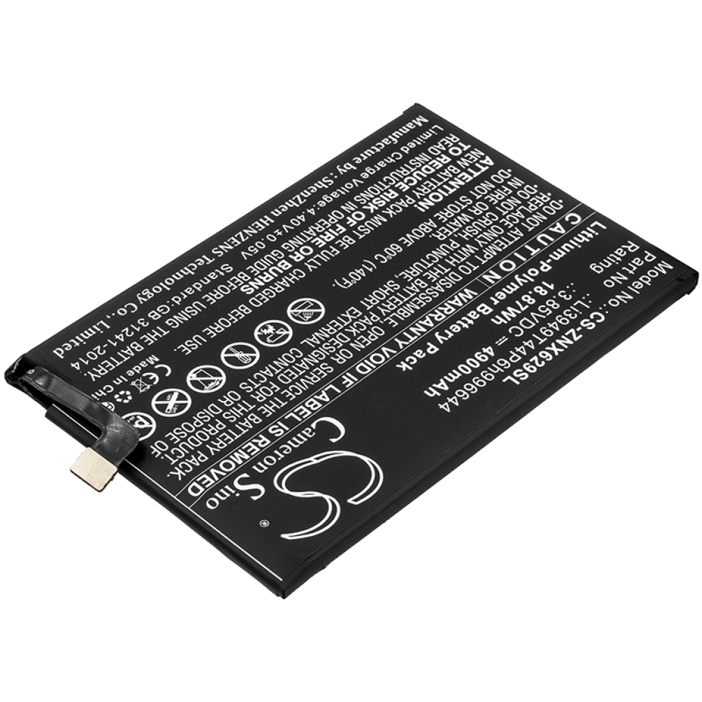 Compatible battery replacement for ZTE LI3949T44P6H996644