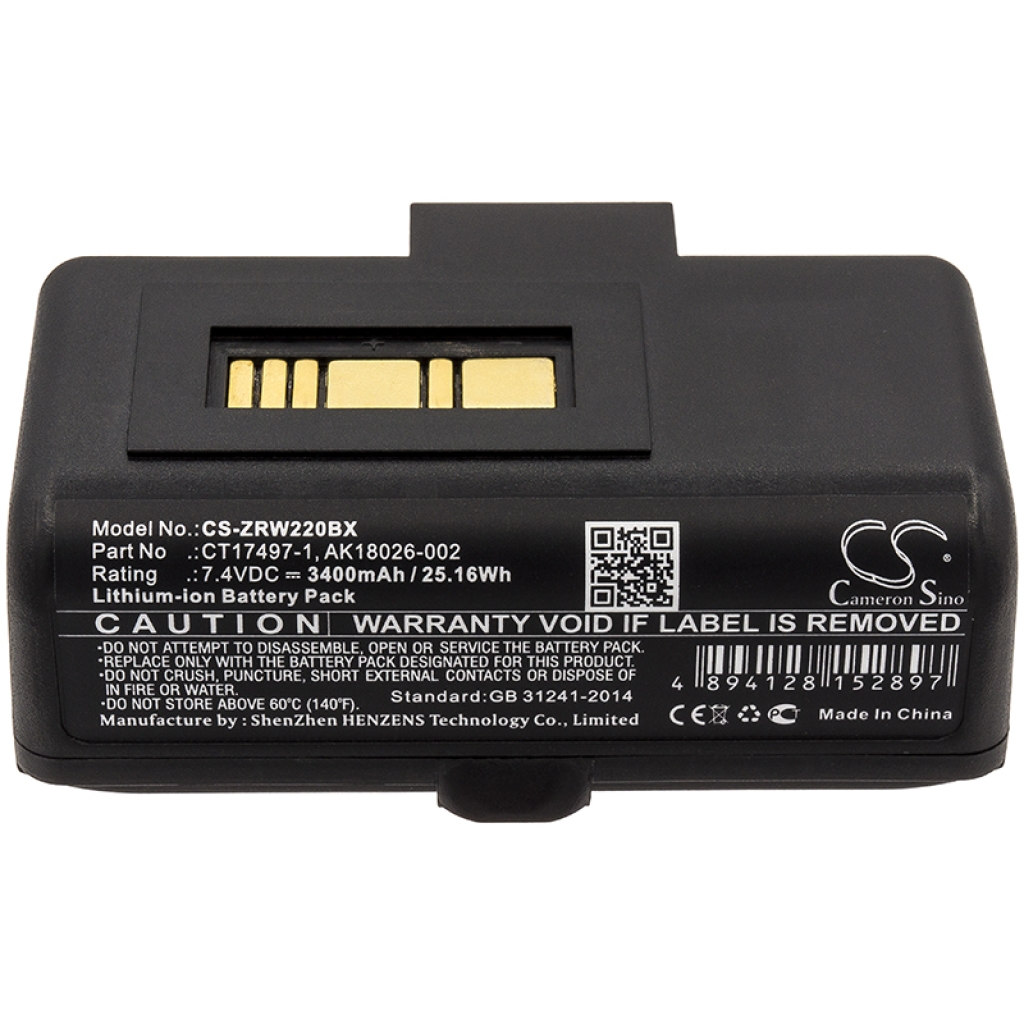 Printer Battery Zebra RW220