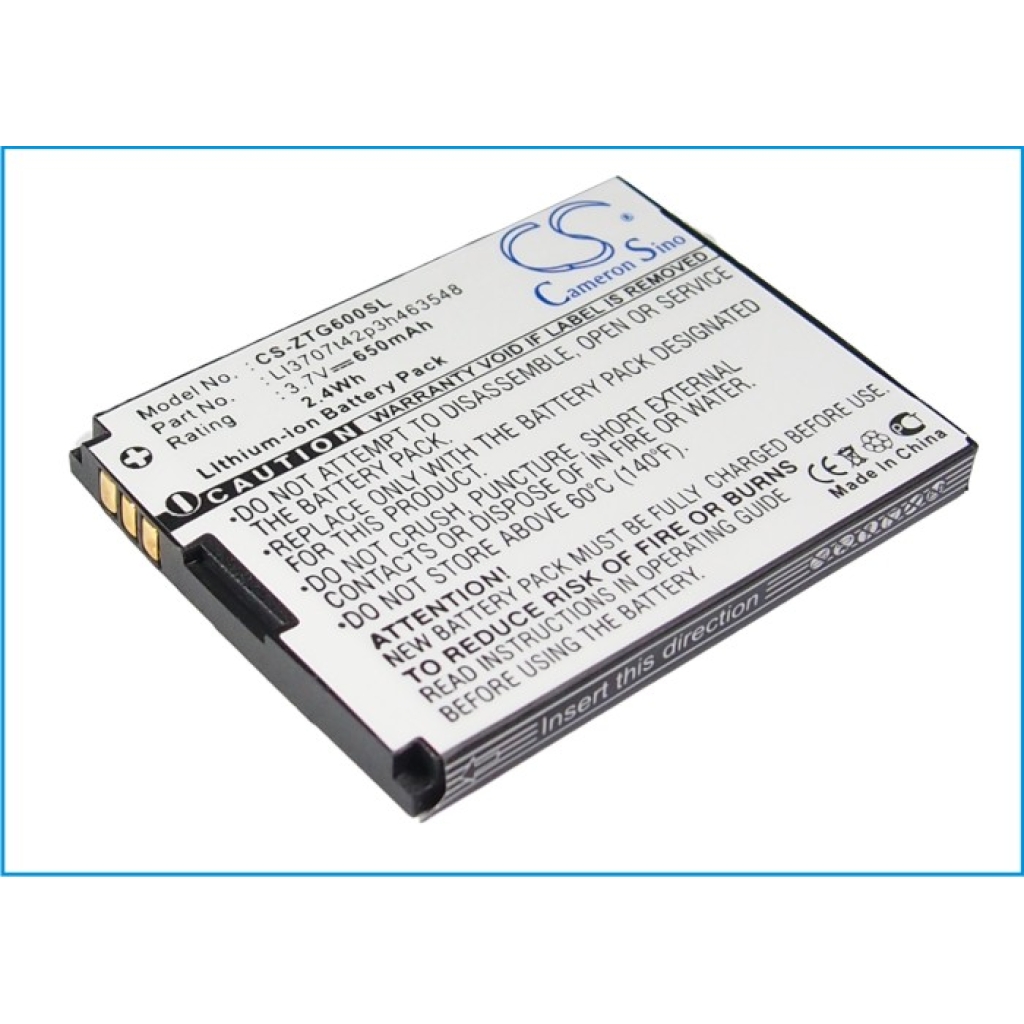 Battery Replaces LI3707T42H3h463548