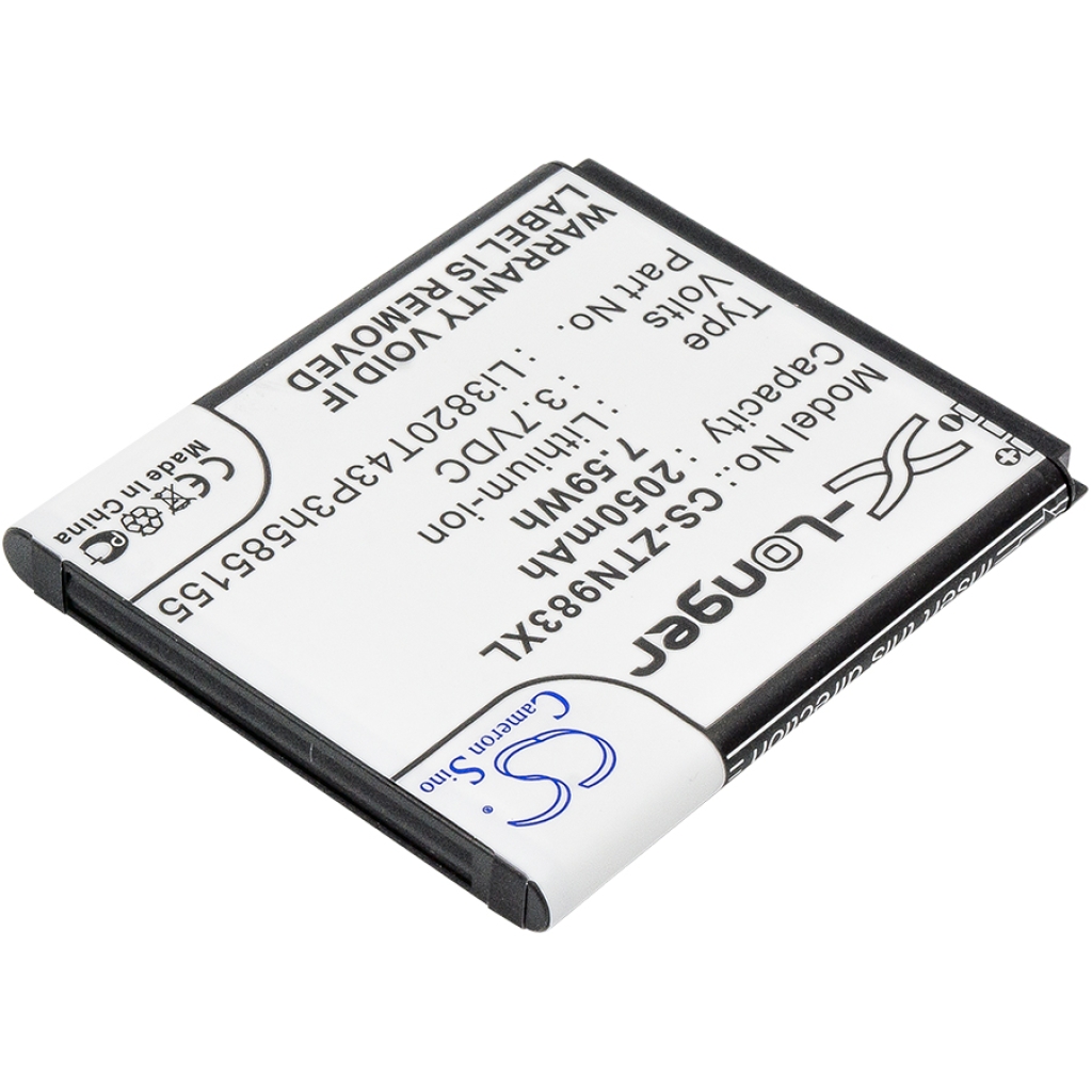 Akku kompatibel mit ZTE CS-ZTN983XL