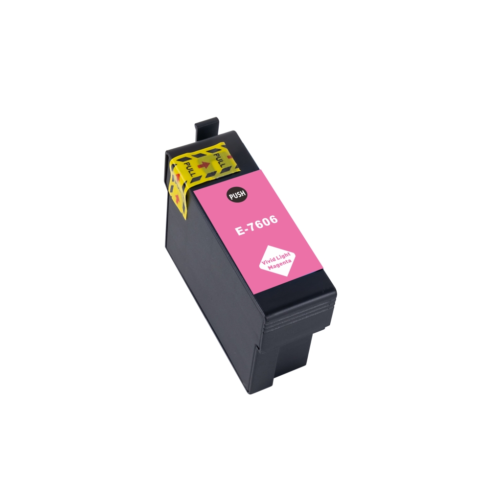 Kompatibel mit Epson T7606 / 29.5ml Tinte Kräftiges helles magenta (Tintenpatronen)
