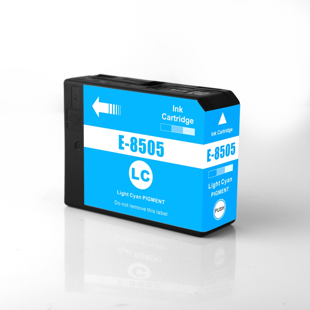Kompatibel mit Epson T8505 / 87ml Tinte Helles cyan (Tintenpatronen)