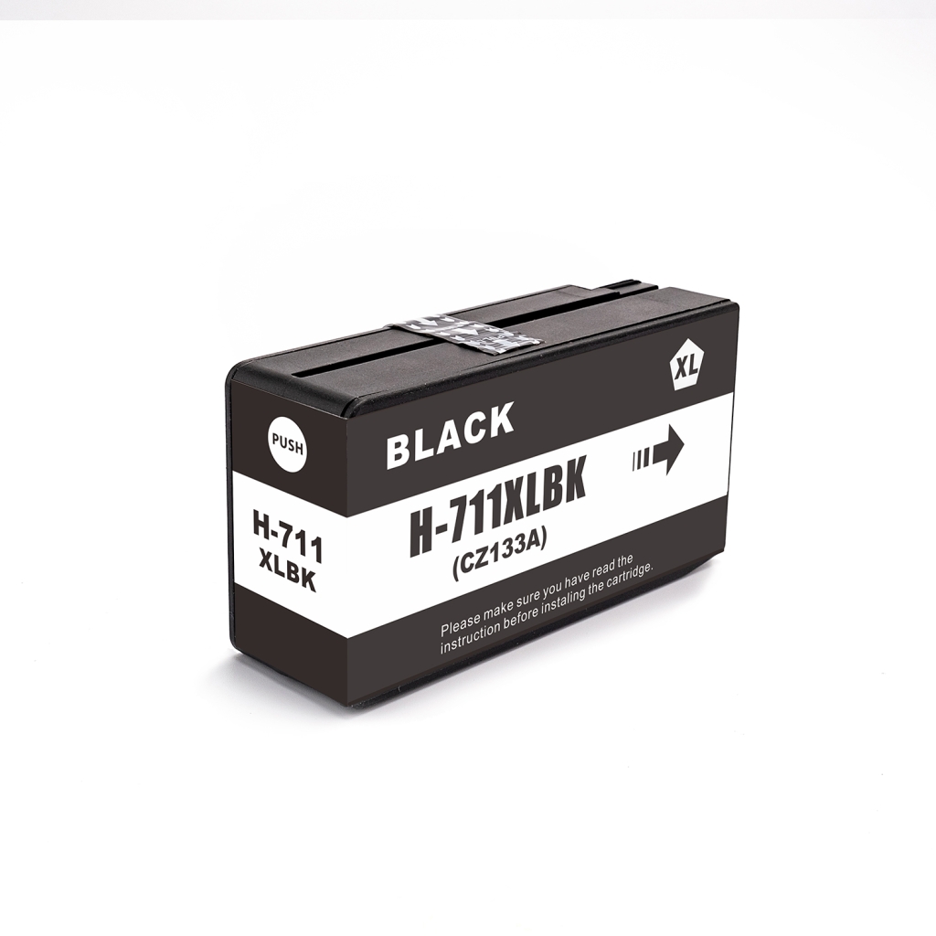 Kompatibel mit HP 711BK / 80ml Tinte Schwarz (Tintenpatronen)