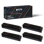 TCTK Toner Cartridges 201X 203X CRG-045H CRG-054H 4-pack CMYK compatible with HP Color LaserJet Pro M254dn M254dw M254nw, for Color LaserJet Pro MFP M280nw M281cdw M281fdn M281fdw, replaces CF400X