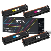 TCTK Toner 216A W2410A 4er Set CMYK kompatibel mit HP Color LaserJet Pro M155a M155nw M180 MFP M182n M182nw M183fw, ersetzt W2410A